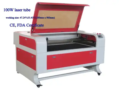 100W USB CO2 Laser Engraving Machine with Stand 130069, View more
