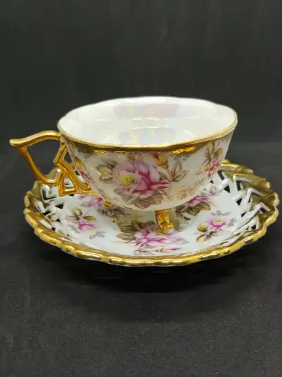 Castle China Tea Cup and Saucer made in Japan, View more