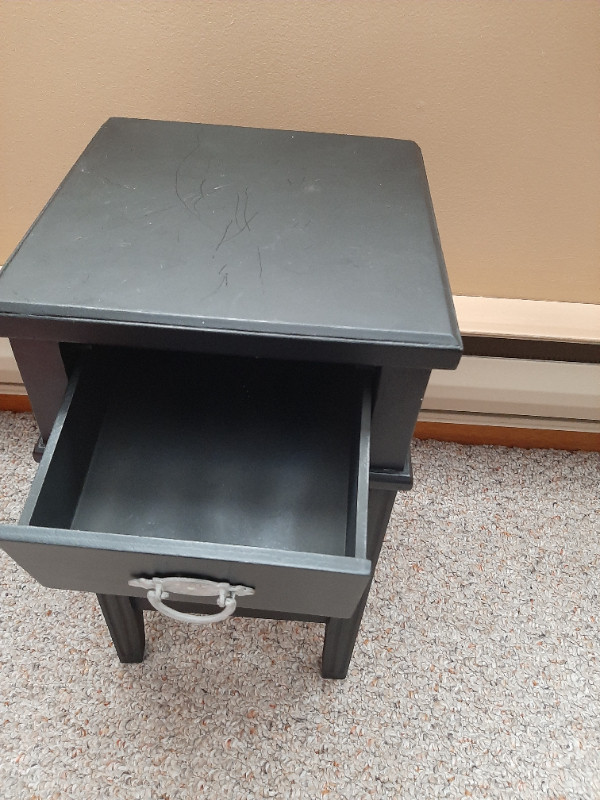 Black Nightstand  $25 in Other Tables in Moncton - Image 4