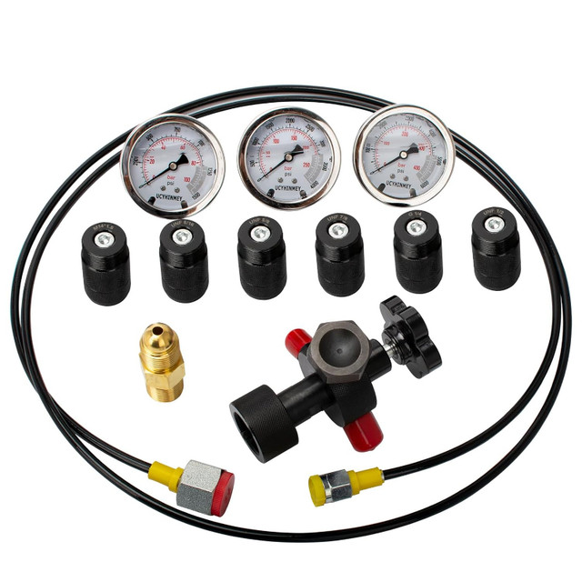 Hydraulic Nitrogen Accumulator Charging Kit Pressure Test Set in Hand Tools in Markham / York Region - Image 2