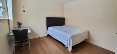PLEASE READ FULL DESCRIPTION BEFORE CONTACTING: Fully furnished private bedroom for rent in half-bas...
