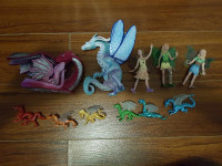 Cute dragons and fairy fantasy figures toys