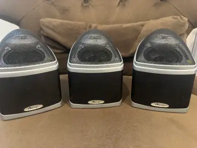 Mirage nanosat surround satellite speakers lot, View more