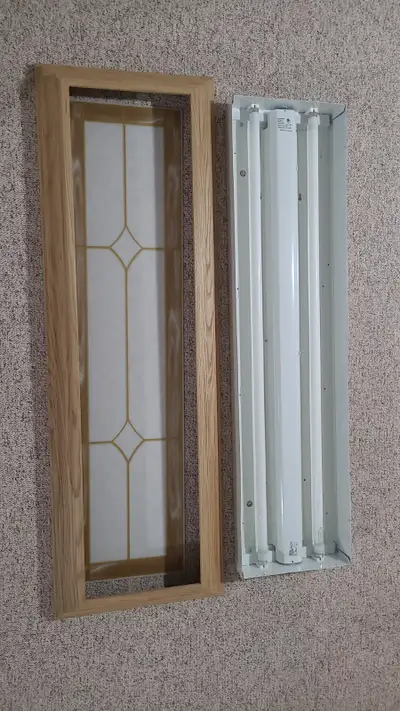 Solid oak recroom/pool table light. 2 available price is per light. 2"x4" Pick up garden city. From...