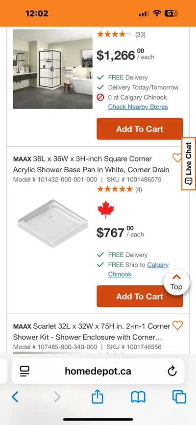 New Maax Shower Base, View more