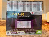 Verbatim DVD+R 4.7GB 30 with cases