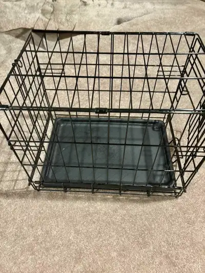 Wire crate for small dog or puppy, View more