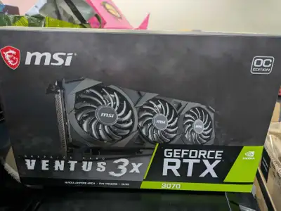rtx 3070 MSI Ventus 3x, View more
