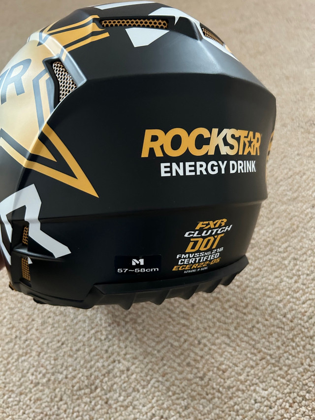 2023 FXR Team Rockstar moto helmet  in Clothing, Shoes & Accessories in Winnipeg - Image 4