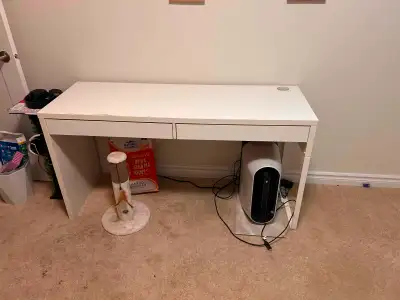 Ikea White Desk, View more