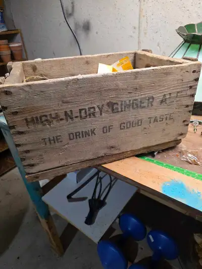 wooden soda crate National fruit moose jaw, View more