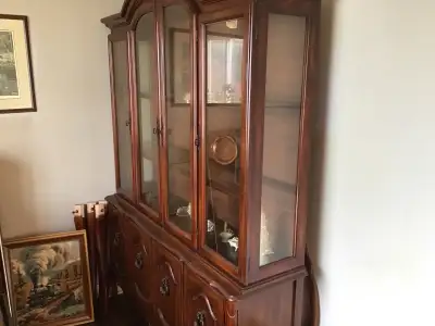 dining room set …China cabinet,table and chairs, View more