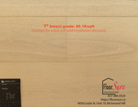European White Oak Engineered Hardwood  On Sales nature colors