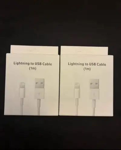 10 Brand New iPhone Chargers Works Great Fast Charging, View more