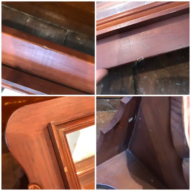 Vtg Wroxeter Wood Products Glass Front Corner Cabinet in Bookcases & Shelving Units in Kitchener / Waterloo - Image 7