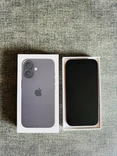 APPLE IPHONE 16 128GB USED FOR 1 MONTH IN EXCELLENT CONDITION, NO SCRATCHES OR CRACKS, BATTERY LIFE...