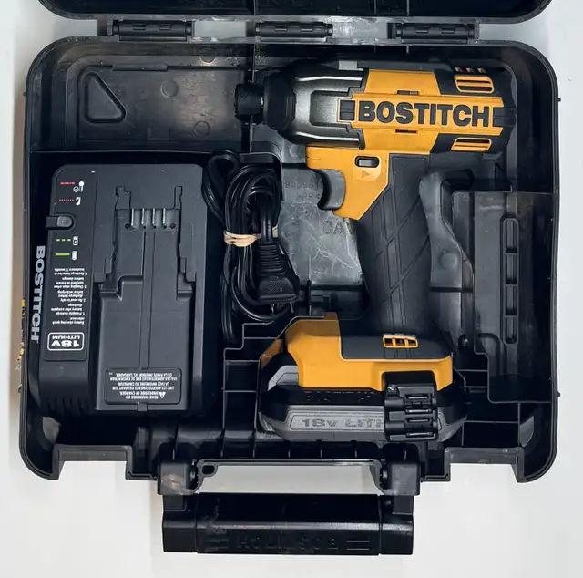 Bostitch 18v Lithium 1/4" Hex Chuck Impact Driver KIT in Power Tools in Windsor Region - Image 2