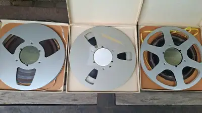 Box of 10 inch Reel to Reel 1/4" Tapes, View more