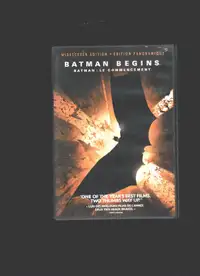 BATMAN BEGINS LE COMMENCEMENT DVD COMME NEUF TAXE INCLUSE