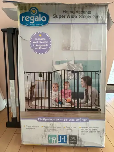Regalo Super Wide Safety Gate, View more