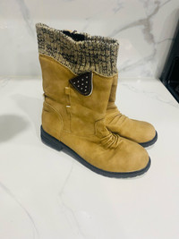 Block Heels Short Boots! Size 8.5