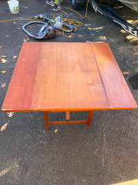Vintage folding coffee table