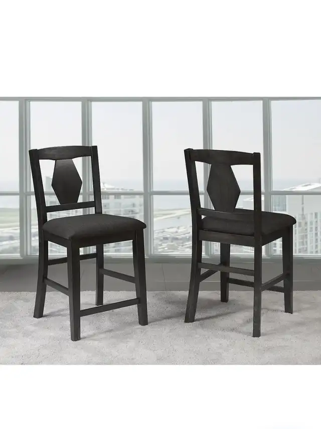NEW- Grey Solid Wood Butterfly Leaf Dining Table Set With Bench in Dining Tables & Sets in Markham / York Region - Image 6