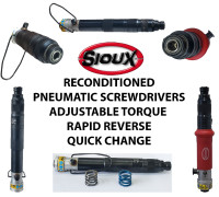 Inline Screwdriver Pneumatic Air Powered with adjustable torque