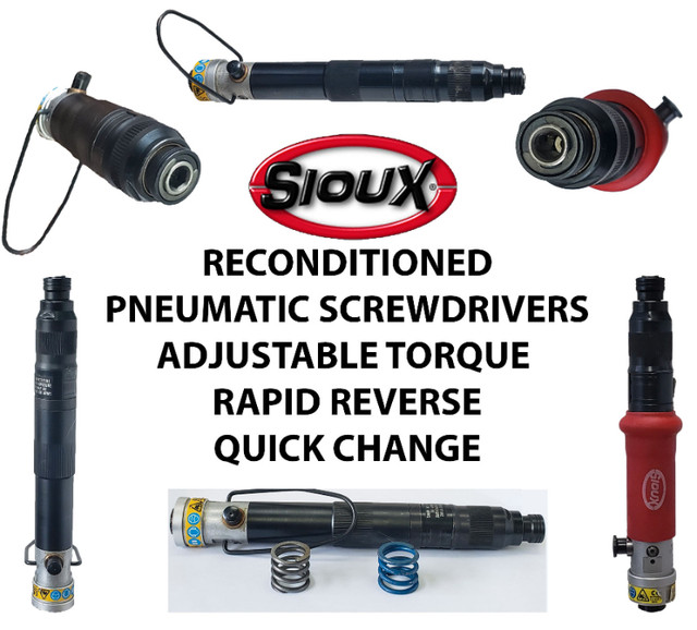 Inline Screwdriver Pneumatic Air Powered with adjustable torque in Power Tools in Mississauga / Peel Region