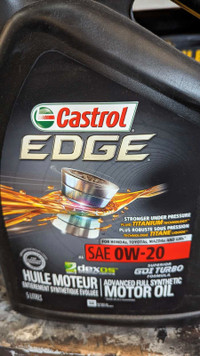 Castrol Edge Full Synthetic Oil 0w20 and 5w30 