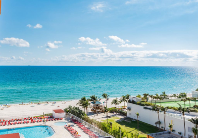 Miami Sunny-Isles oceanfront hotel studio on the beach for rent, View more