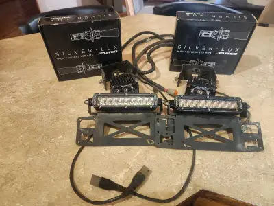 Complete front end LED conversion for 2017-19 Ford f-250 or f-350 with standard headlights. 2 6" sin...