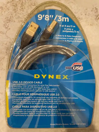 Dynex USB Printer Cable, View more