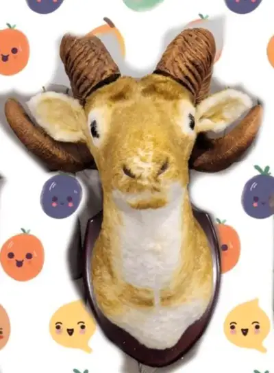 Fake Ram Head Wall Decoration, View more