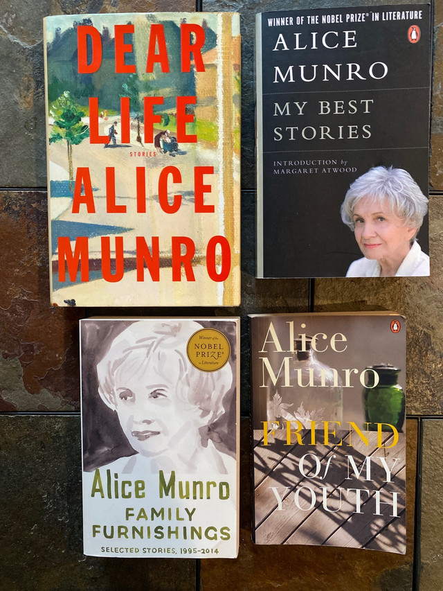 4 Alice Munro Novels in Fiction in Edmonton