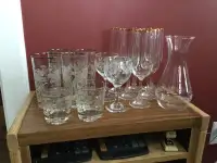 Ensemble de verres,coupes