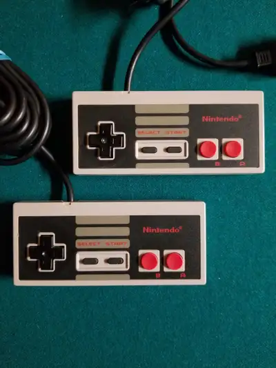 Pair Of Original NINTENDO NES Classic Controllers