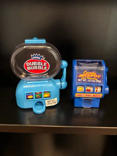Gumball & Candy Slot Machine - no candy toy only Price is for both! Grest for displays and a collect...
