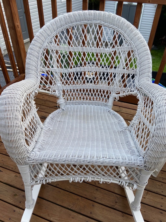 Wicker rocking chairs. Patio & Garden Furniture Saint John Kijiji