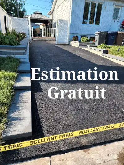 -Drainage (Put New) -Réparation Asphalte Patch -Fissure -Au Complet (arracher et remettre nouveau) -...