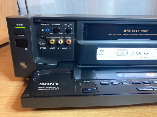 MAGNETOSCOPE VHS P/S SONY SLV-SE820 HIFI