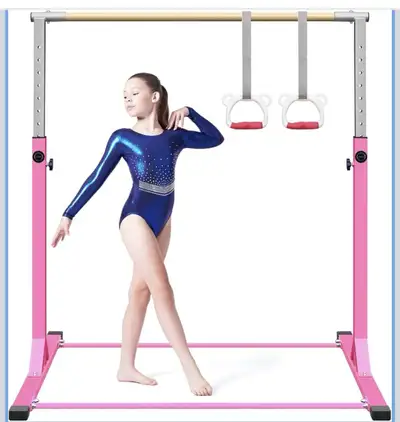 COEIVY Gymnastics Horizontal Bar with Rings, View more