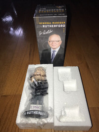 Pittsburgh Penguins Stanley Cup GM Jim Rutherford Bobblehead NEW