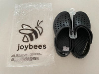 Joybees Clog- Unisex- Black, M8/W10 OR M10/W12- NEW