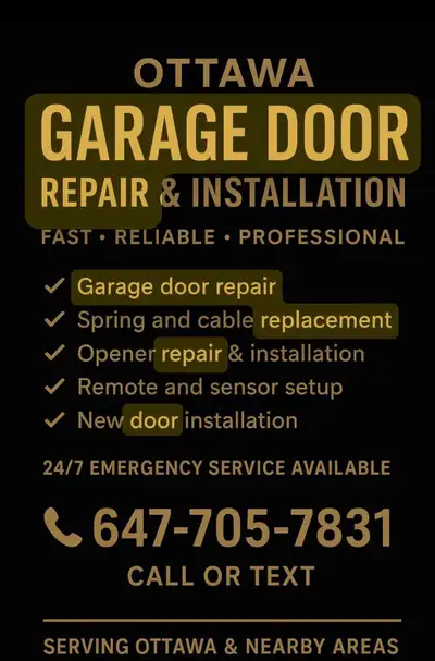 GARAGE DOOR REPAIR AND INSTALLATION, View more