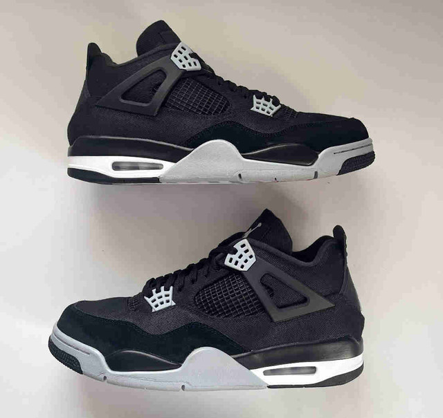 JORDAN 4 BLACK CANVAS in Men's Shoes in Mississauga / Peel Region