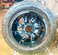 4 Fuel Lockdown Rims 8x170 with Tires