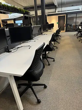 Flexible Open Plan Office–Three H Parkway System Available Now!, View more