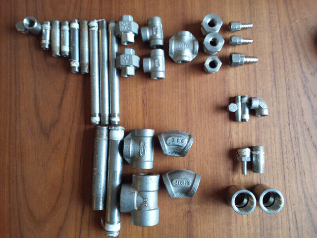 Stainless Steel Fittings - 316 Grade - NPT - 1/8" to 3/4" in Other in Nelson