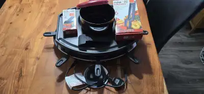 four à raclette et fondue 2 en 1, View more